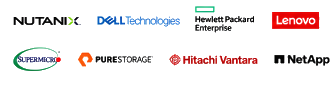 Data Center & Infrastructure Partners: Nutanix, Dell, HPE, Lenovo, Supermicro, Pure Storage, Hitachi Vantara, NetApp