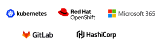 Modern Digital Platform Partners: Kubernetes, Red Hat OpenShift, Microsoft 365, GitLab, HashiCorp